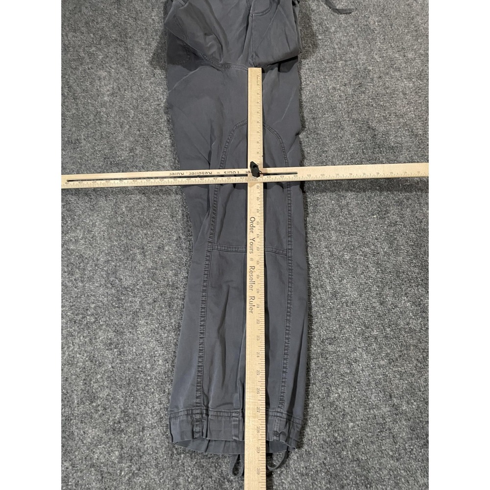 Abercrombie & Fitch Cargo Pants Mens XS Gray Garment Dyed Drawstring Hem - Picture 12 of 15